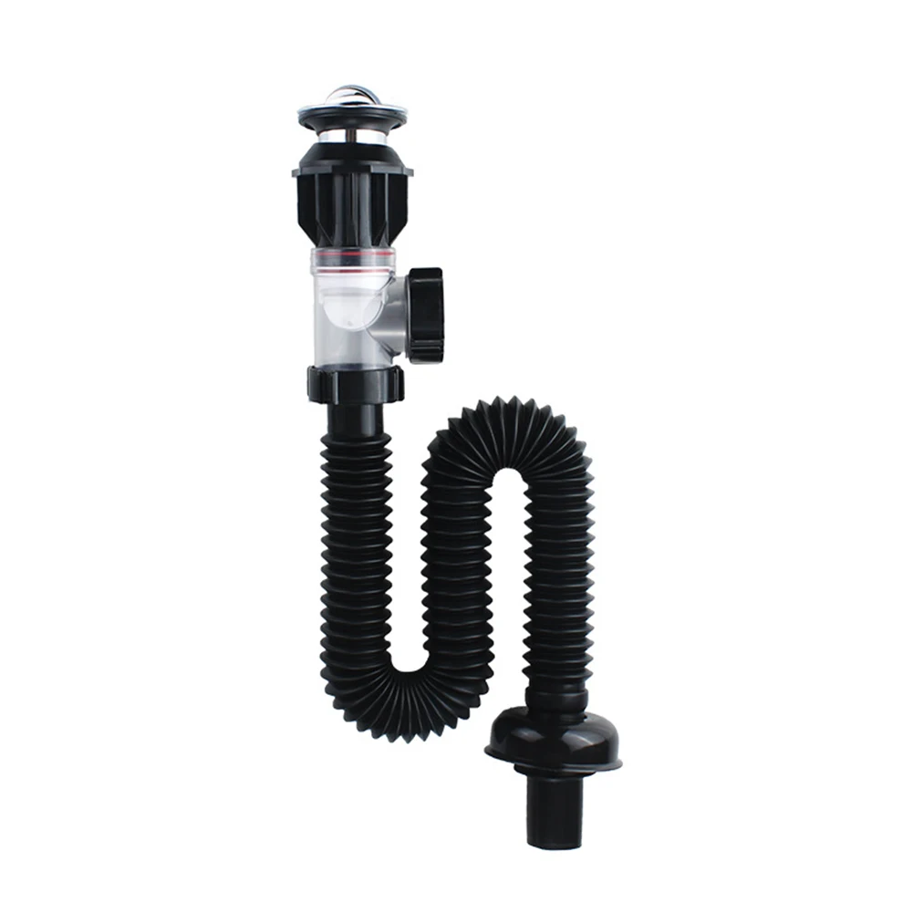 

Выдвижной дезодорирующий шланг для раковины, быстросъемный слив с защитой от засорения, телескопическая сливная труба с защитой от запаха