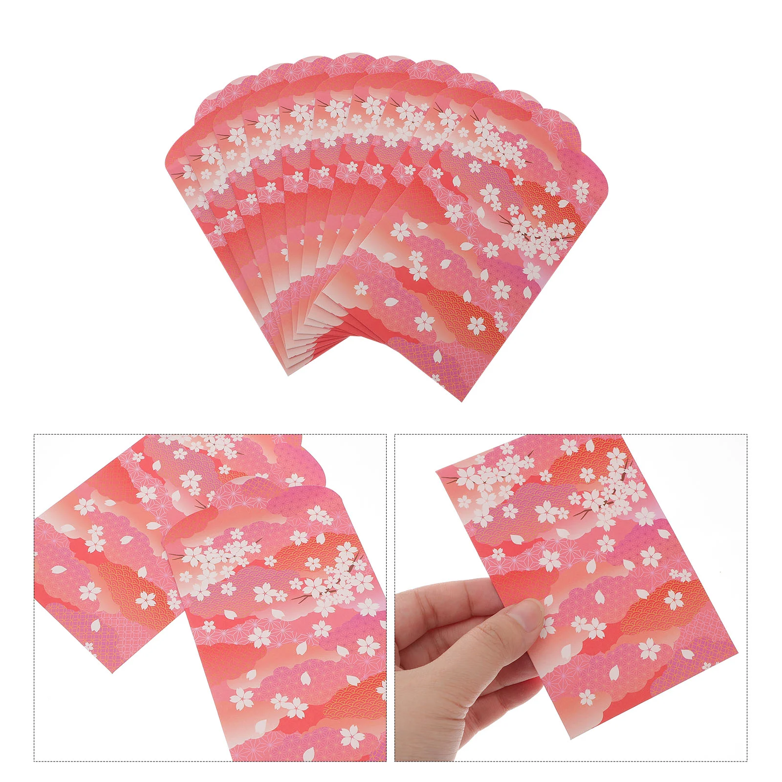 30 Pcs Red Envelopes Japanese Style Red Envelopes Money Bags Paper Printing Products Packets New Year Gift