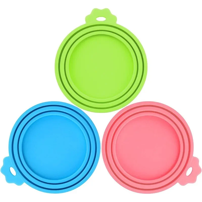 Reusable Silicone Pet Can Lid - Keeps Food Fresh and Odor-Free