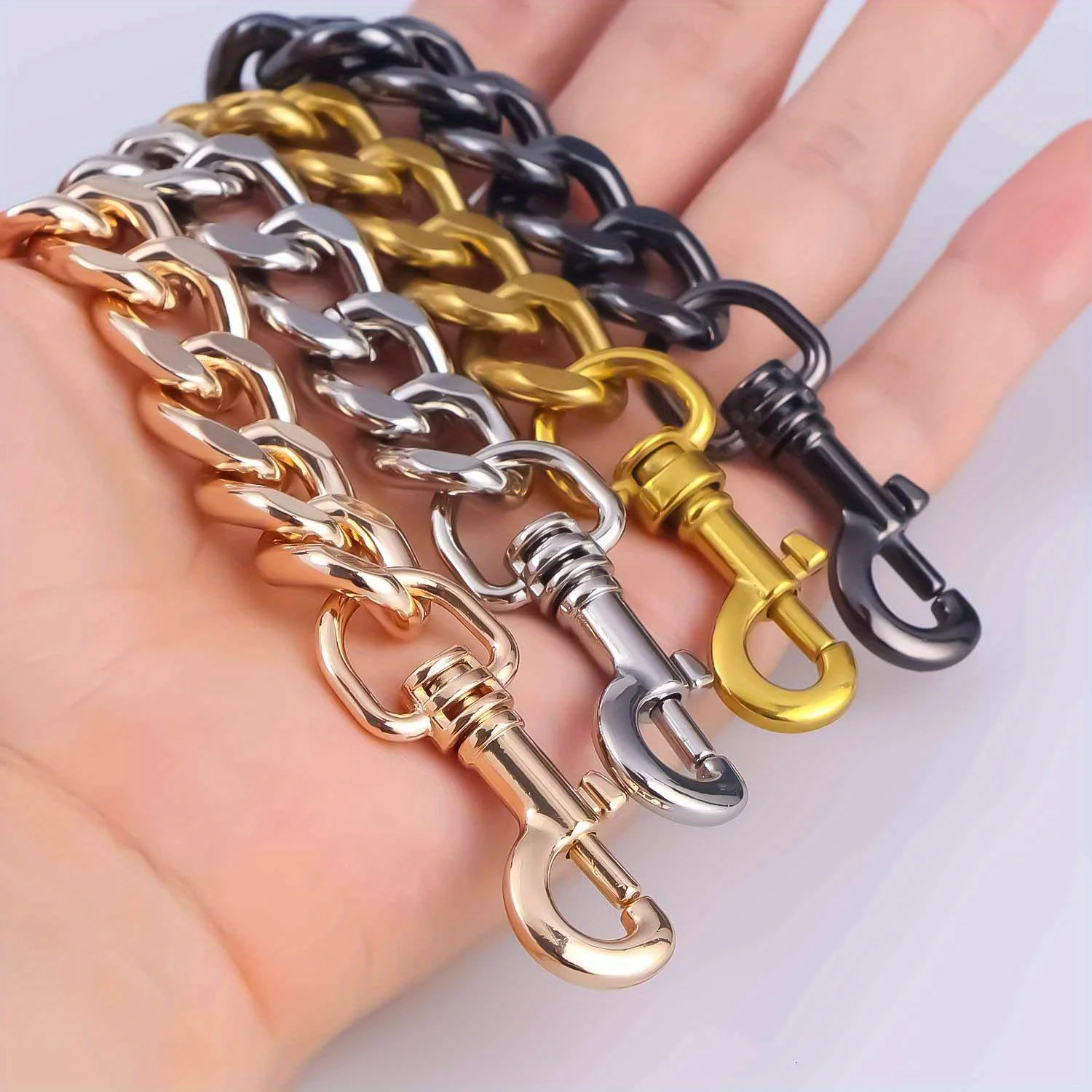 2 Cadenas Para Bolso De Metal - Correas De Hombro Ajustables 40cm/60cm, Para Mujer, DIY