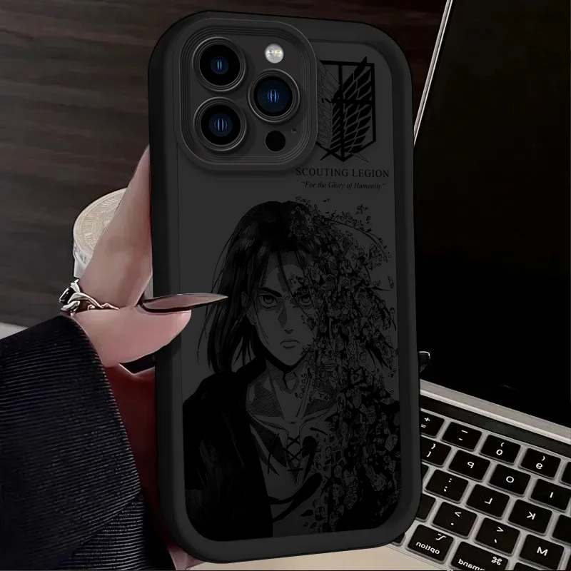 Anime Attack on Titan Eren Shockproof Phone Case