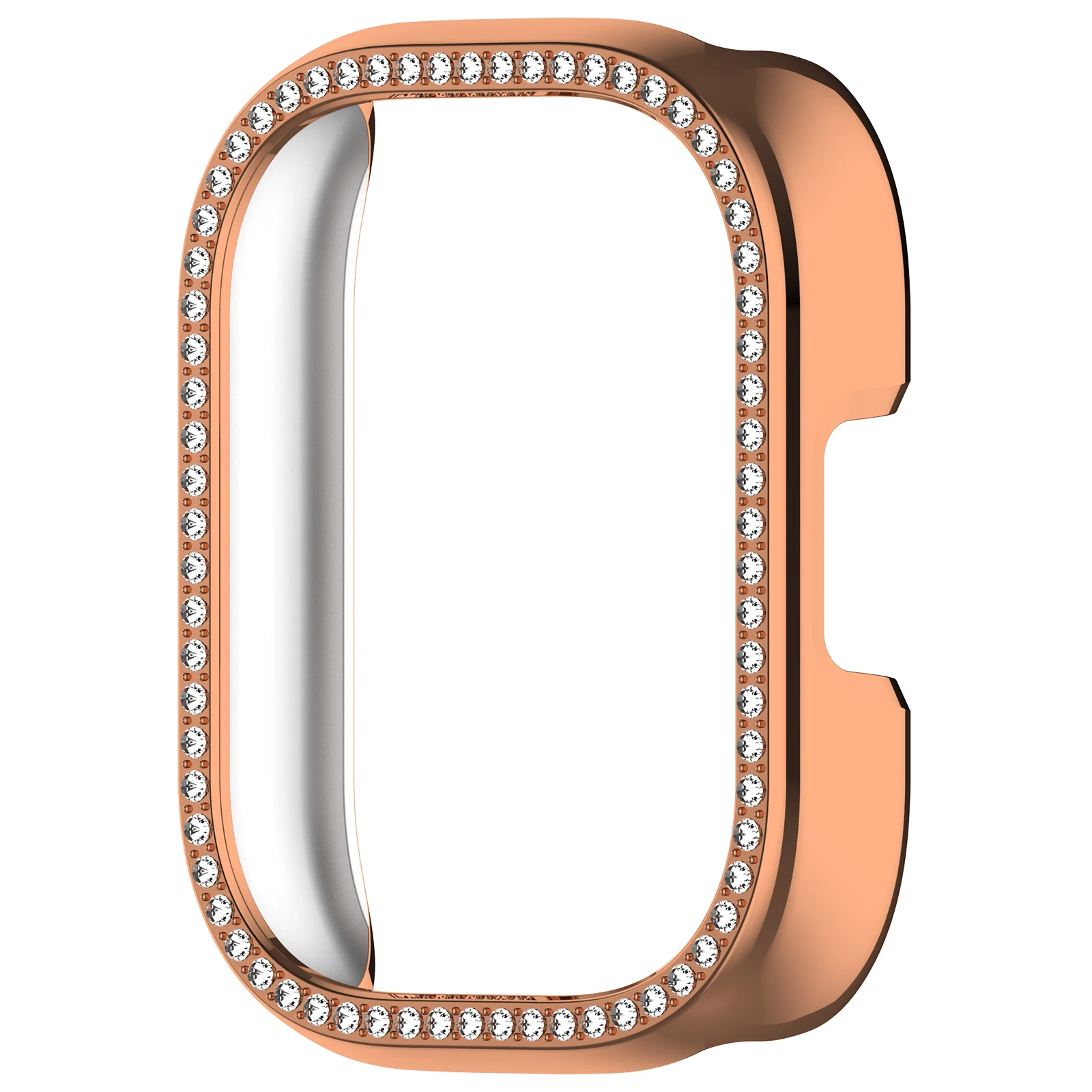 Enhanced Diamond PC Case: All-Around Bumper Frame Cover for Smartwatch Protection