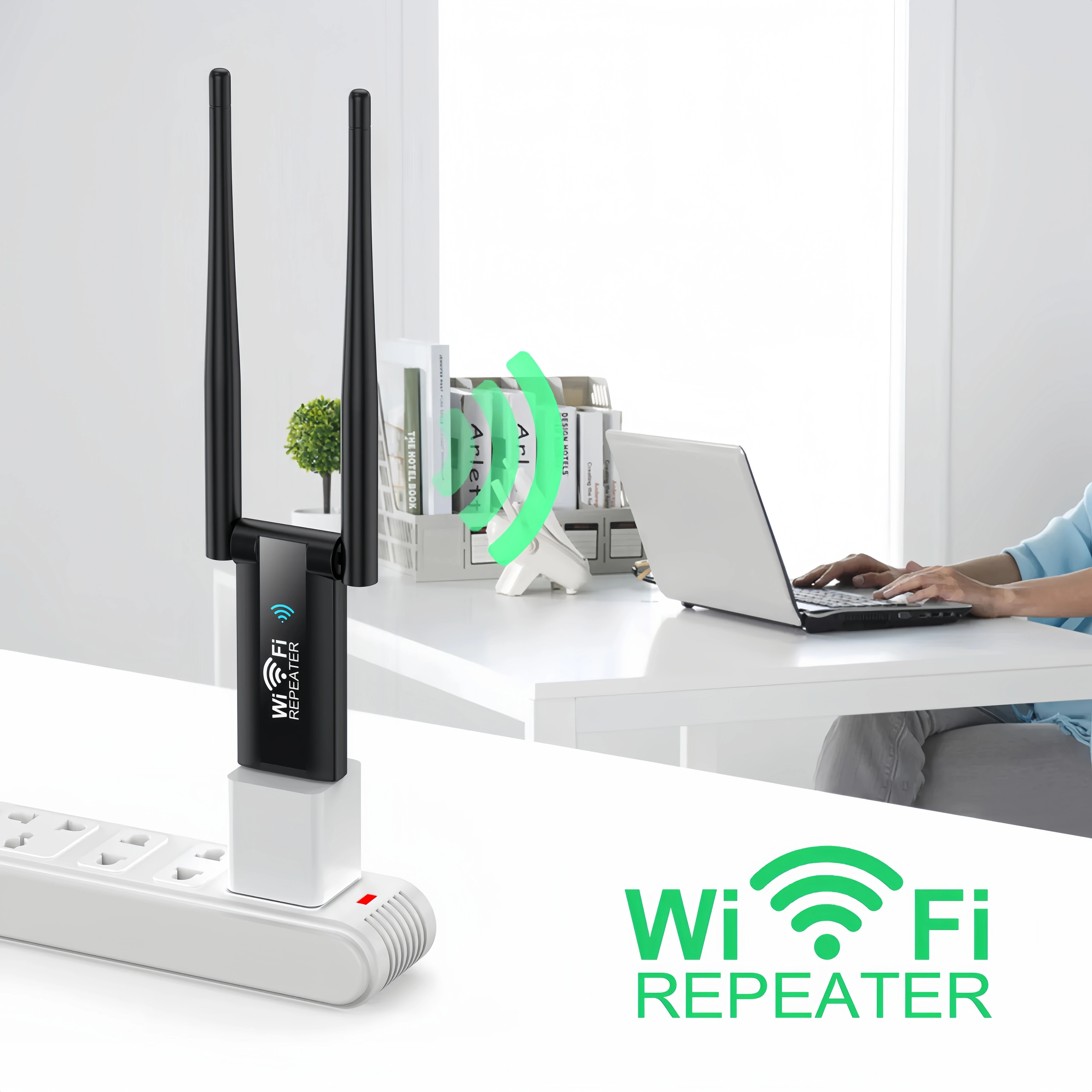 USB Wireless WiFi Repeater 2.4G 300Mbps Extender Router WiFi Signal Amplifier Booster Remote Wi-Fi Small And Convenient for PC