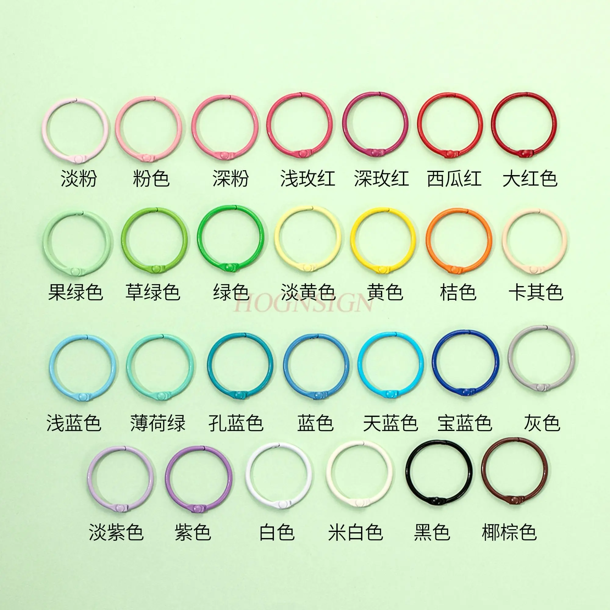 10PCS 카드 링 힌지 DIY 수제 열쇠고리 재료 쥬얼리 액세서리 버클