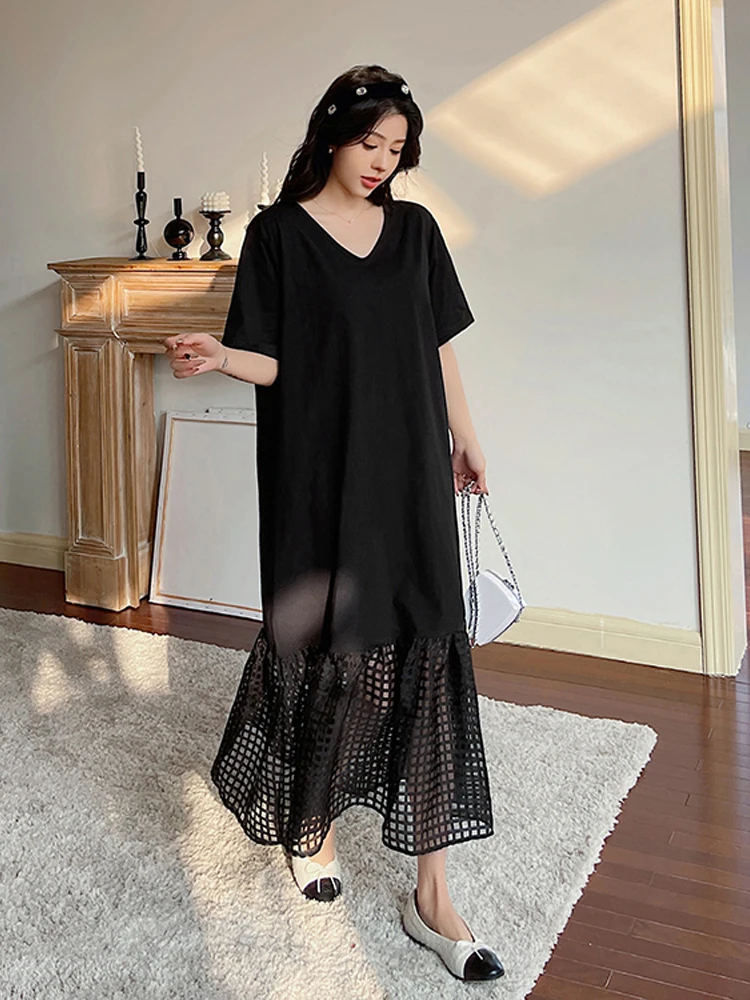 NYFS 2025 Summer New Korea Woman Dresses Vestidos Robe
