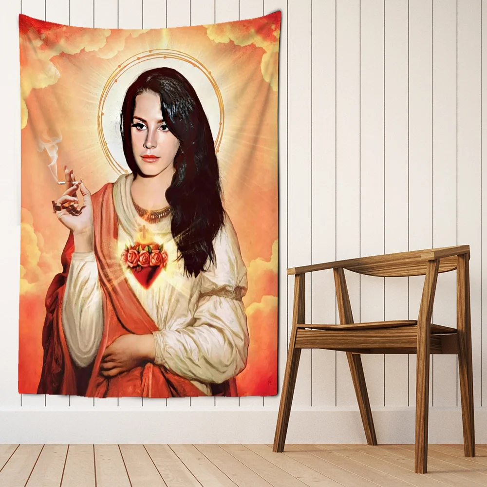 Tapestry Decor Snoop Dogg Tapestry Rapper Jesus Tapestry Wall Hanging Mystical Psychedelic Boho Aesthetic Room Hippie Bedroom Background Decor