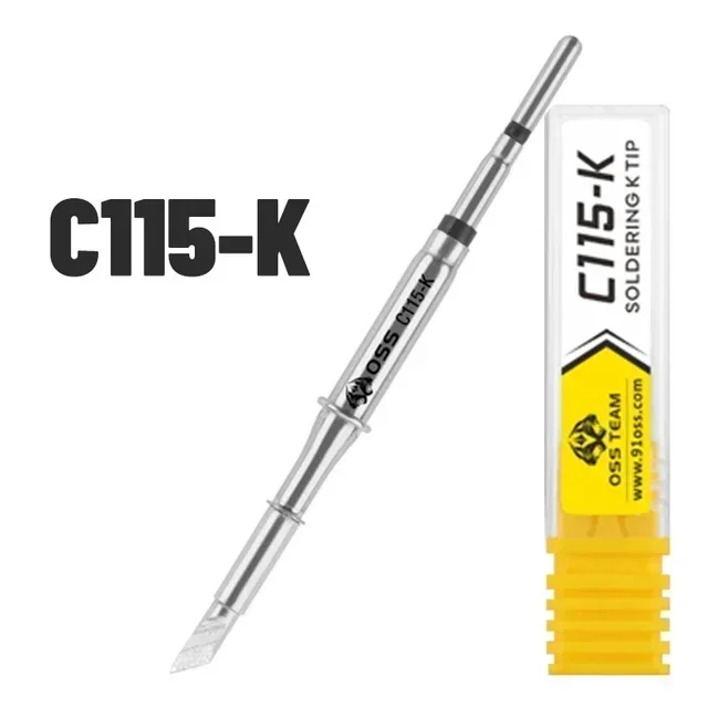 Фото Наконечники для паяльника OSS C115 C210 T245, универсальные наконечники для паяльника C245, C210, C115, совместимые с SUGUN Maant, GVM, OSS, ручка для паяльной станции №3