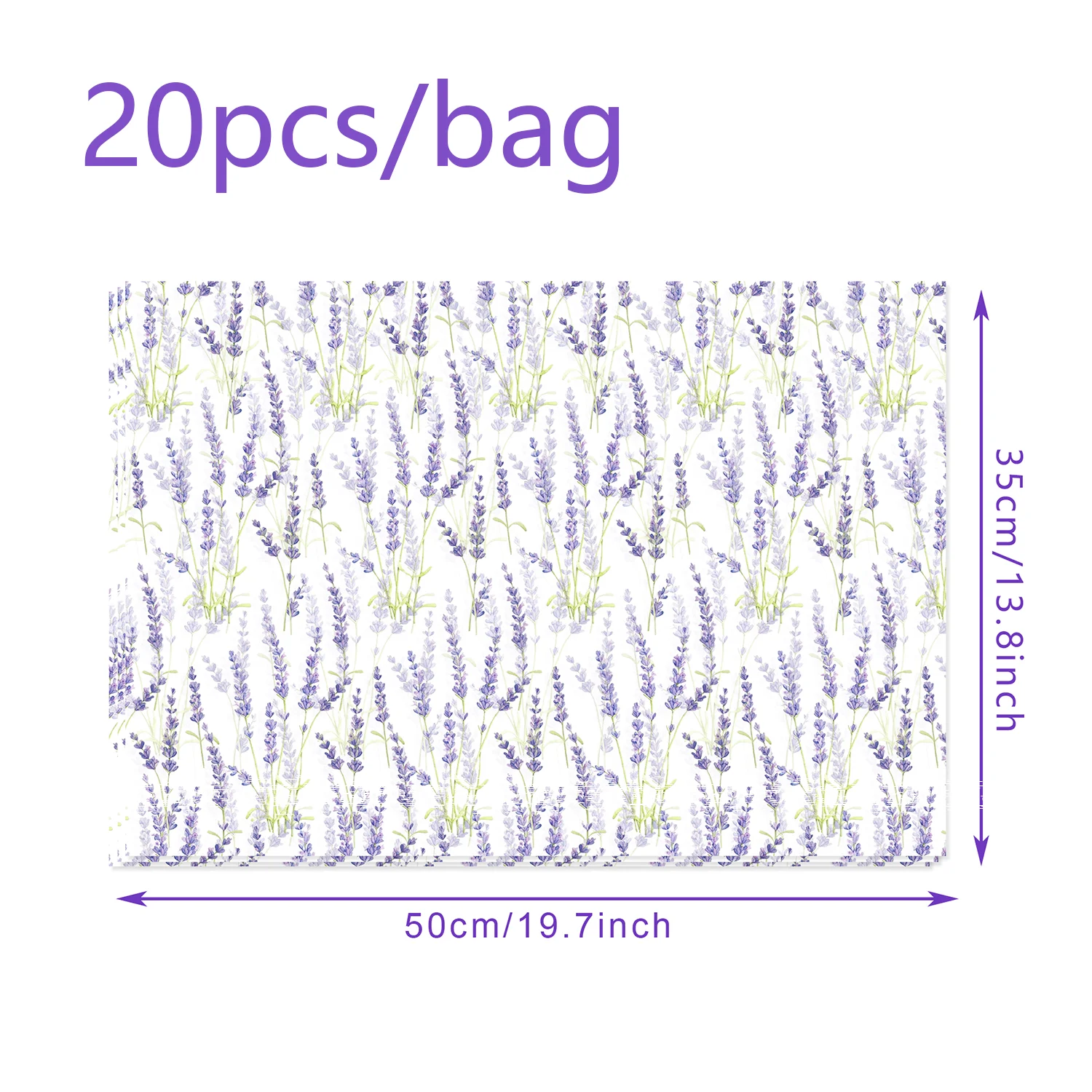 20/50 stücke Lavendel Seidenpapier Schnee Birne Papier Geschenkpapier Geburtstag Hochzeit Party Dekoration DIY Geschenk Verpackung Liefert – Detail 6