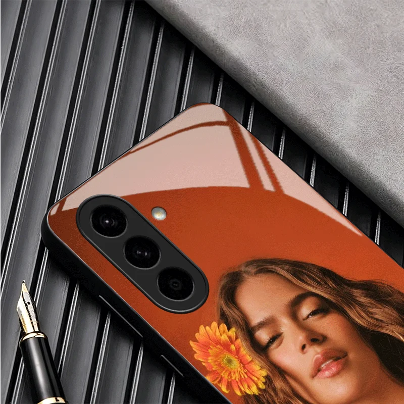 Tropicoqueta Glass Phone Case - Vibrant Tropical Design