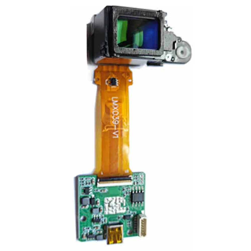Connecteurs AV et HDMI sur le côté du viseur OLED 0.39 pouces pour FPV drone
