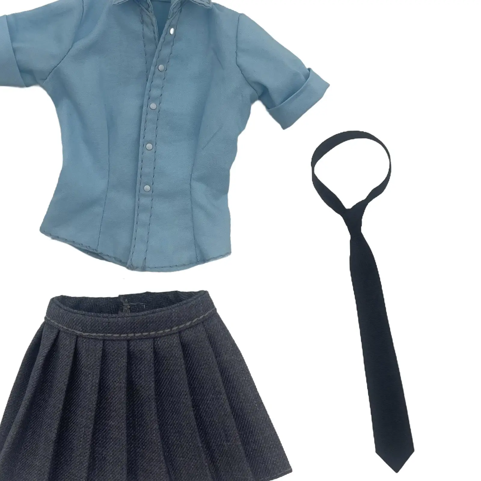 Fashionable Female Action Figure Outfit with Petite Doll Accessory