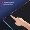 RGB Mouse Pad Keyboard Cover Desk-mat Large Gaming Mouse Pad Multi-size Colorful LED Computer Gamer Mousepad Waterproof Desk Mat 4