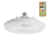Modern silent LED small ceiling fan with light remote control smart ceiling fan bedroom decoration E27 bedroom kitchen toilet 6
