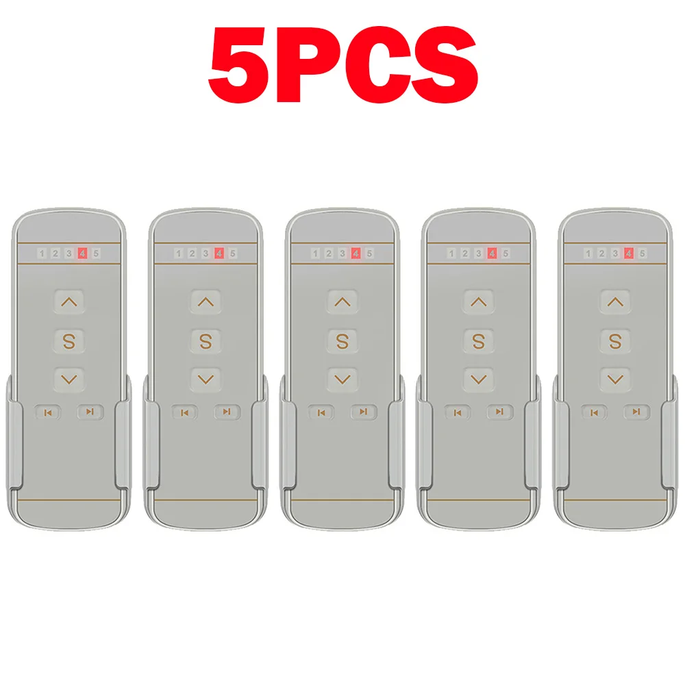 Newest Telis 1 4 RTS Pure Remote Control 433.42mhz TELIS 1 4 Pure Remote Control 5 Channel Replacement universal garage door remote Access Control Systems