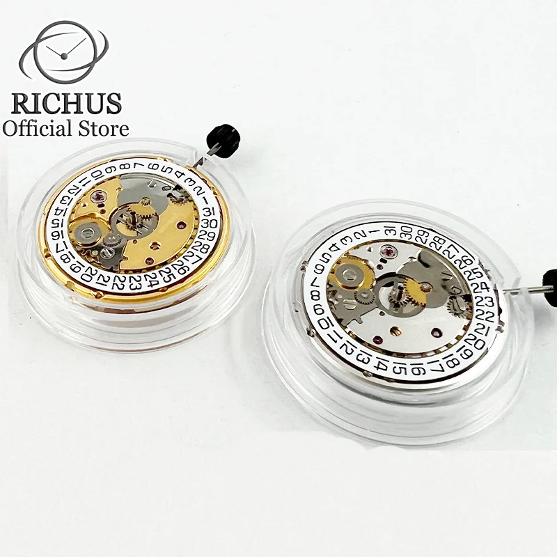Pt5000 Genuine High Precision 25 Jewels Mechanical Movement Datewheel 28800/Hour Frequency Wristwatch Parts Replace Eta2824-2