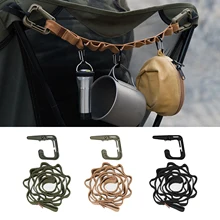 

Campsite Storage Strap Hangings Camping Gear Equipment Lanyard Space Saving Extension Belt for Hangings Clothes Lamps Cookwares