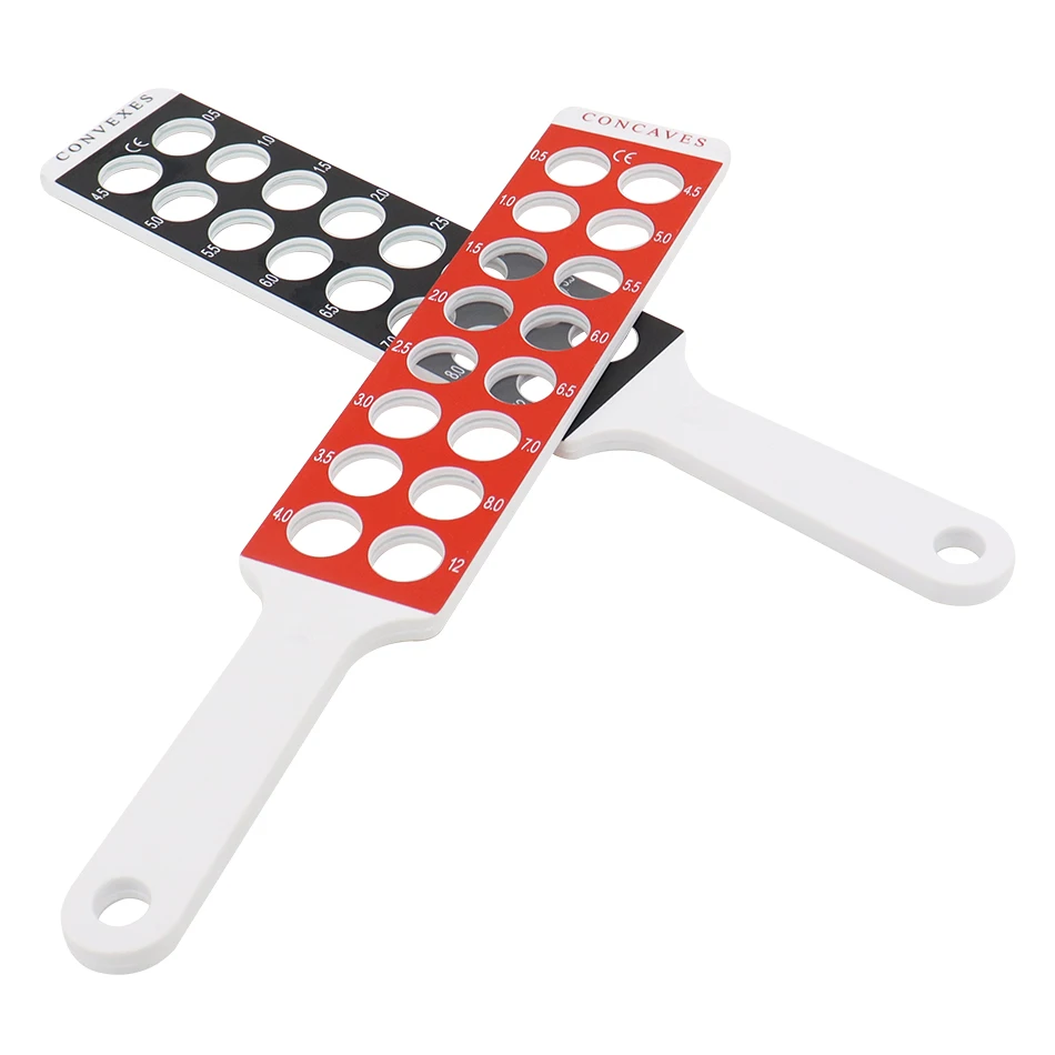 China Factory Optical Ophthalmic Instrument Retinoscopy Rack Optometry Lens Set with Leather Suit 32 Lenses