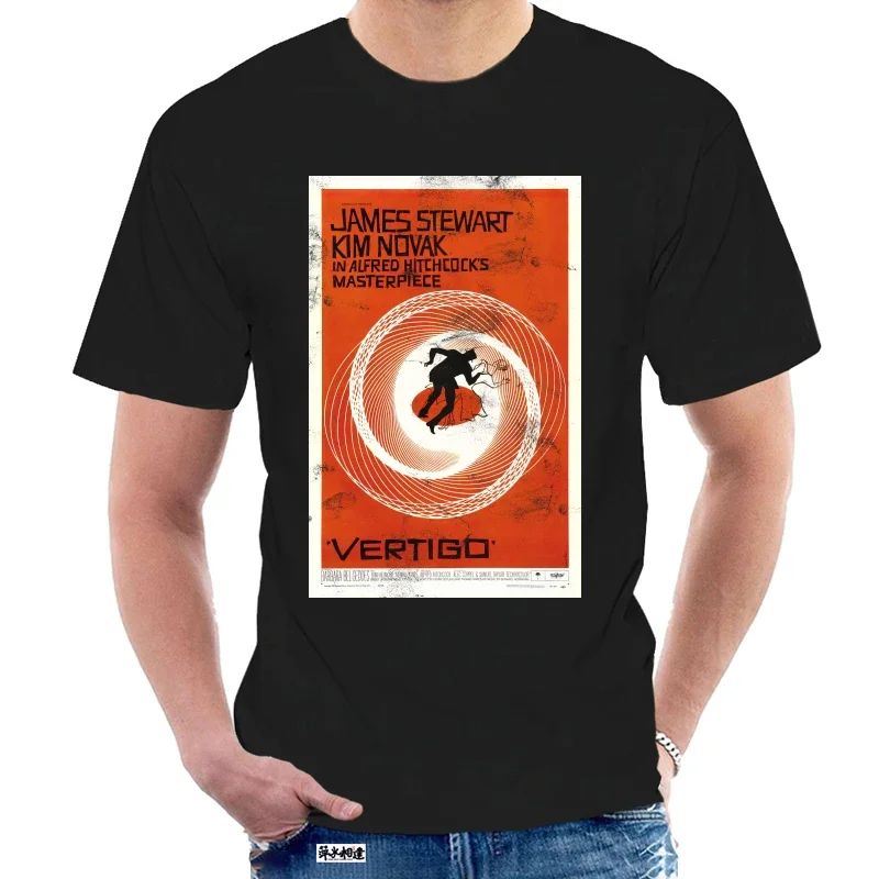 Новое поступление, модный тяжелый Лидер продаж, тройник Vertigo от Альфреда хит Ретро 50ies фильм Ar, классический триллер, художественный Графический Тройник