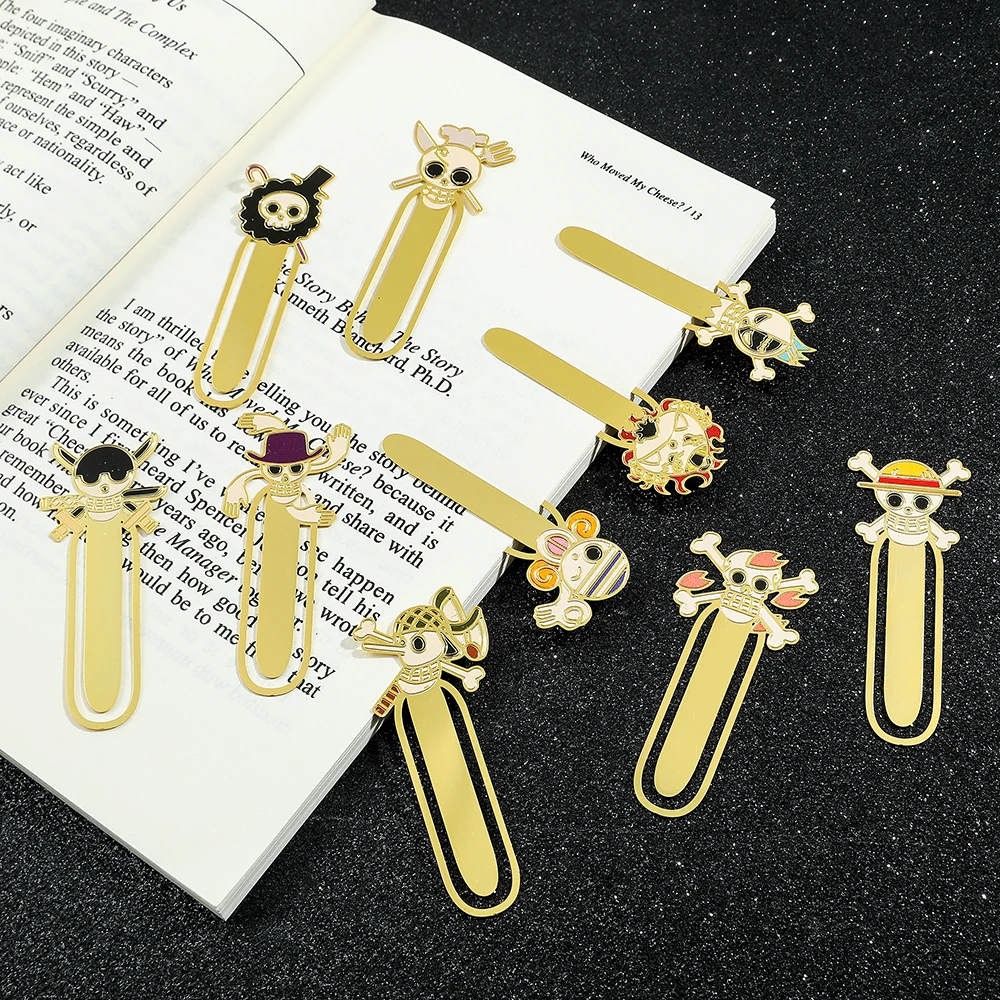 アニメワンピースブックマーク女性男性子供ファンクリエイティブメタル