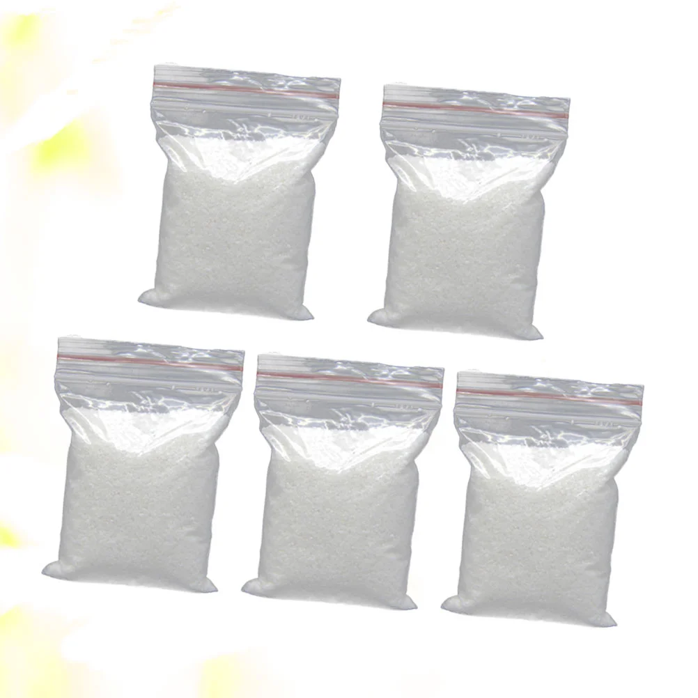 5 Packs Fish Tank Sand Decor Aquarium Decoration White 80g White Sand Decorations Bagged Decorate