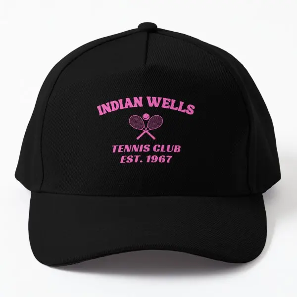 

Indian Wells Tennis Club Est 1967 Baseball Cap Hat Sport Spring Czapka Casual Hip Hop Boys Snapback Mens Summer Outdoor Black