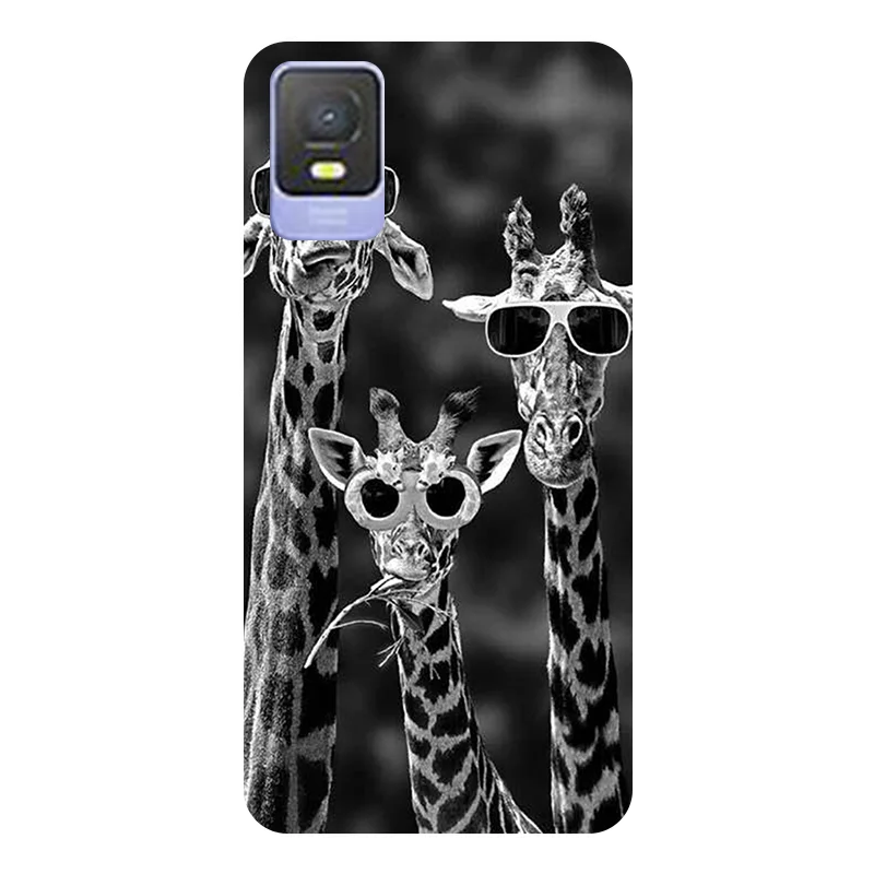 Football-Themed Soft Silicone Back Case for TCL 403 - Durable Phone Cover