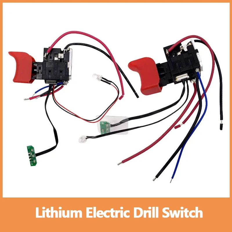

1Pcs/Lot Lithium Electric Drill Switch DCJZ09-10-10/20-10/18-10/24-10/1201 Suitable for Dongcheng Rechargeable Drill