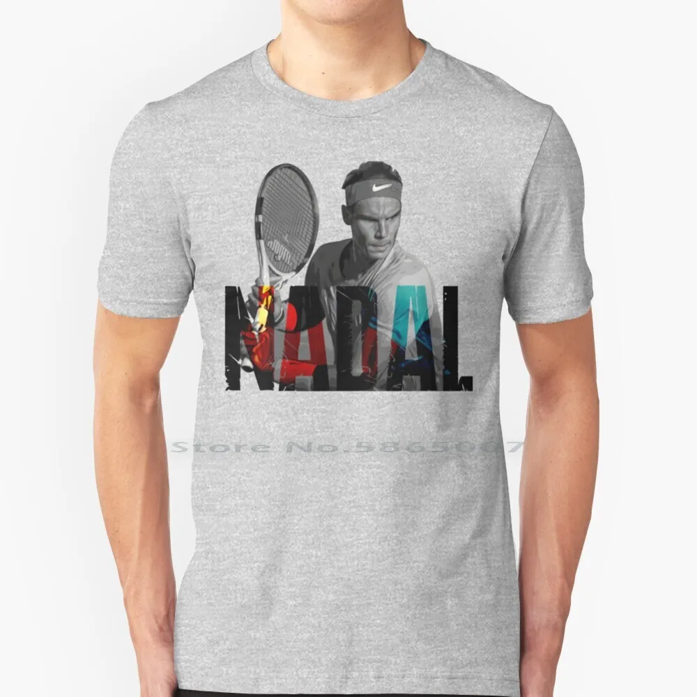 Nadal, Maglietta Di Design Premium 100% Cotone Maillot Autentico Premium Retro Vintage New Xl Size Youth Boy Guy Womens Indistruttibile