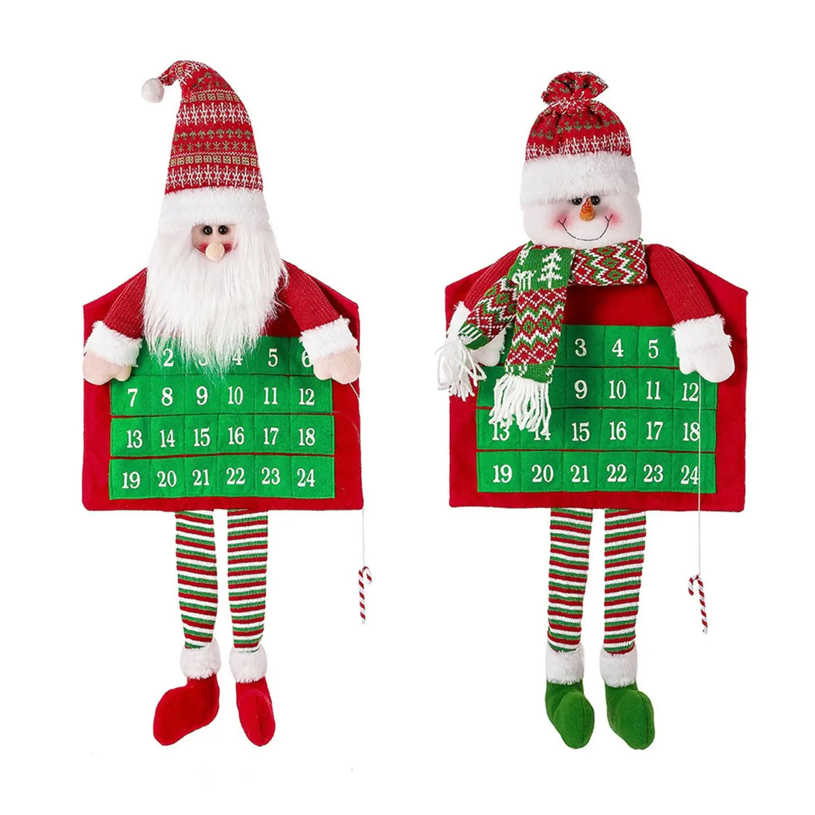 

Advent Calendar 2023 Props Lovely Decorative Christmas Hanging Calendar for Hotel Winter Holiday Home Fireplace Family Gift