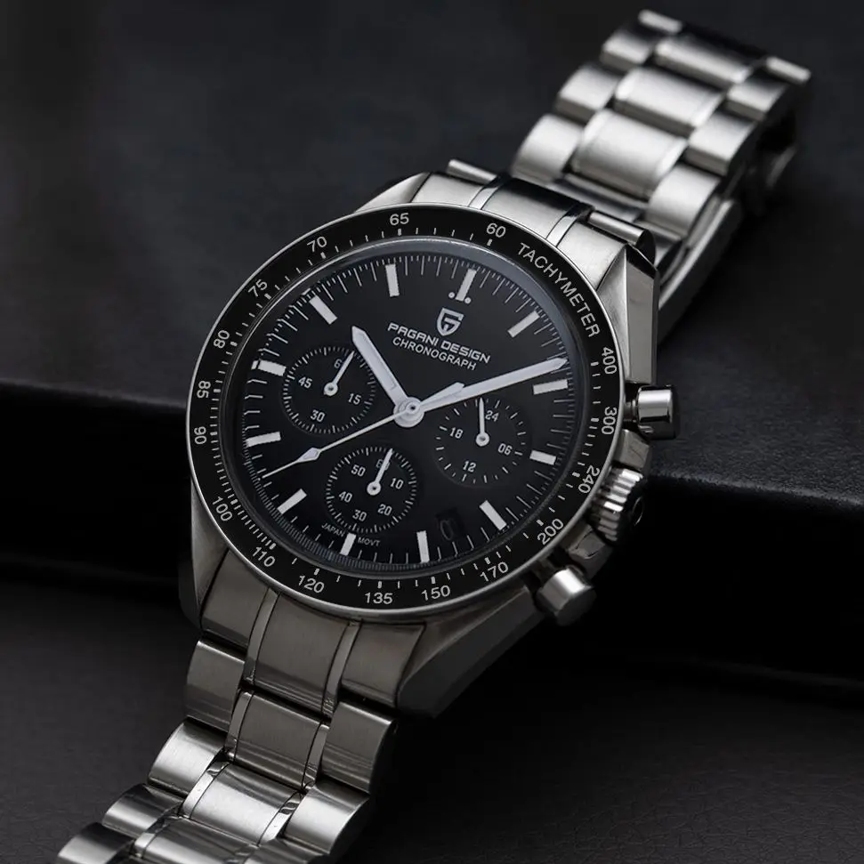 pagani design 1701 Moon chronograph watches - 2023 New AR Sapphire Glass  watch for men Top Luxury Quartz Wristwatch- Aliexpress