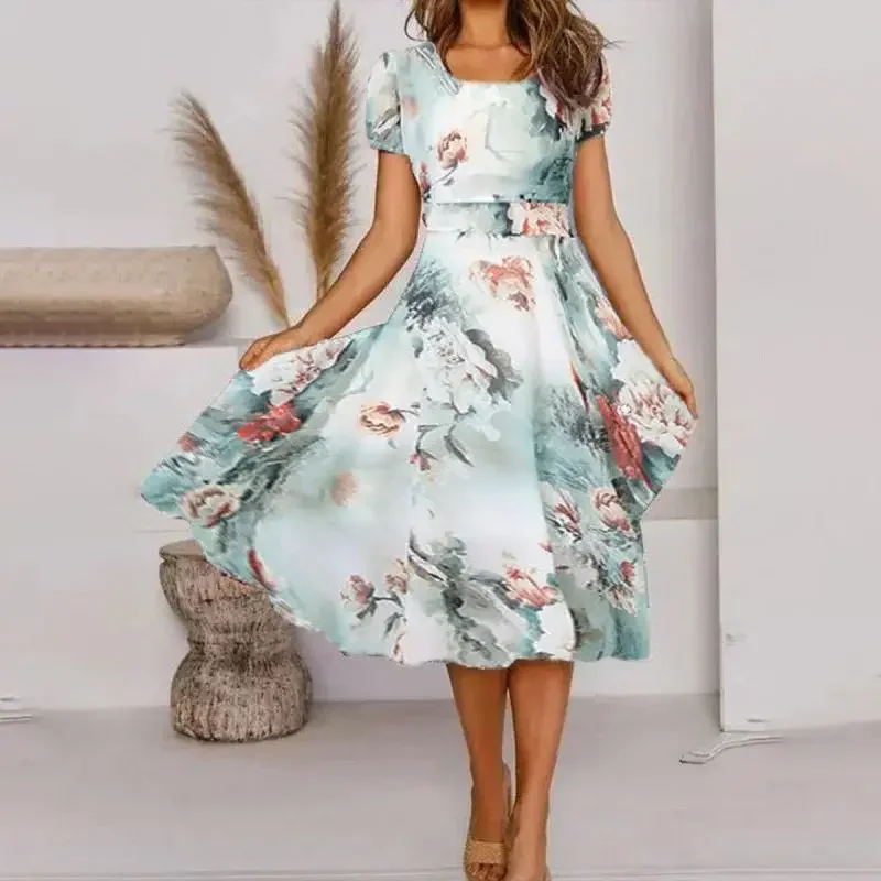 Рисунок 5 - Платье женское ТРАПЕЦИЕВИДНОЕ с высокой талией