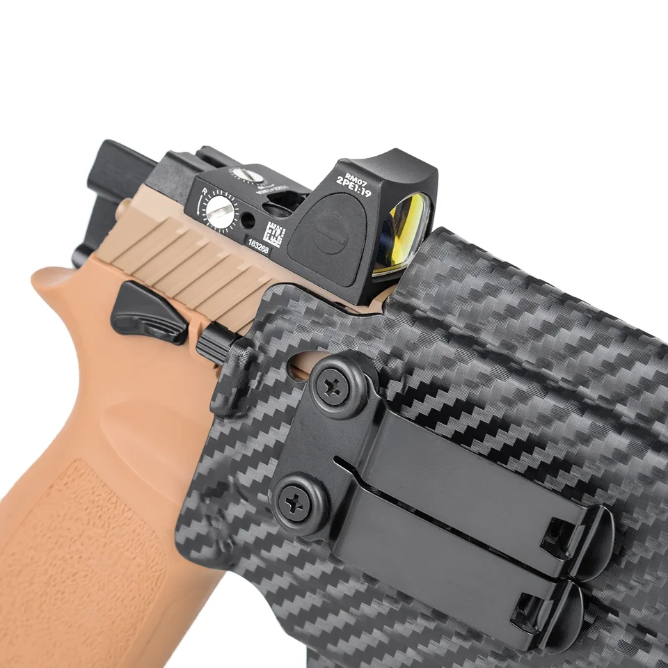 P320 IWB OWB Kydex Holster For Sig Sauer P320 M18/Compact/Carry - Inside Waistband Concealed Carry With Adjustable Cant