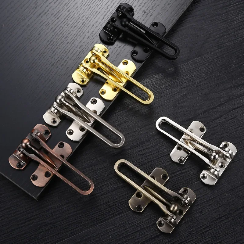 Thickened Door Anti-theft Buckle Zinc Alloy Chain Lock Buckle Anti Lock Door Buckle Door Lock Chain Hotel Safety Bolt