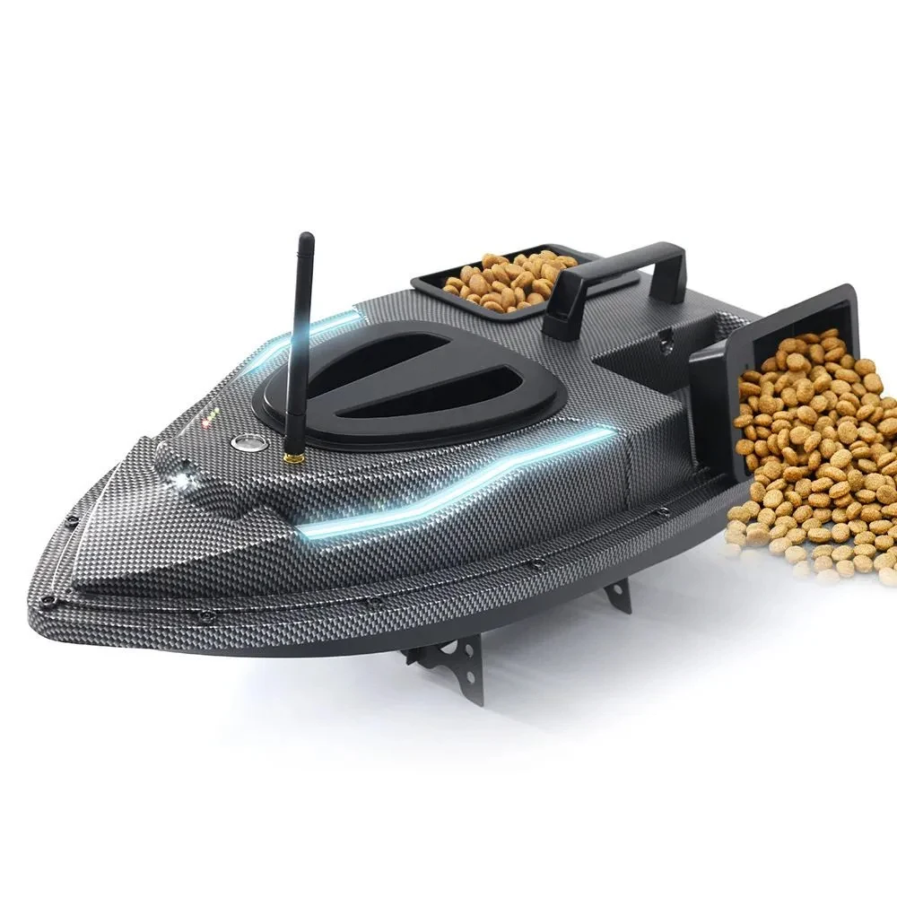 RC Bait Boat 500M V900 GPS 40 Points 500M Auto Driving Return 1.5KG V700 RC With Steering Light For Fishing Sonar 5