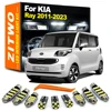 ZITWO-luz LED Interior para matrícula, Kit de lámpara para Kia Ray 2011-2017 2018 2019 2020 2021 2022 2023, mapa de cúpula, Bombilla de lectura para maletero