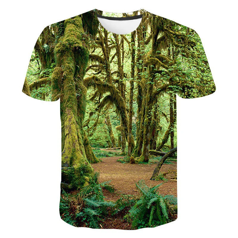 Casual Oversized 3D Print T Shirt