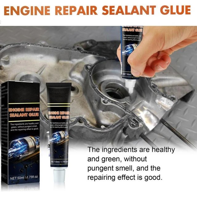 Sellador de juntas de motor, líquido sellador de juntas de culata de motor,  pegamento de reparación de motor portátil efectivo para transmisión  automotriz, 50ml - AliExpress