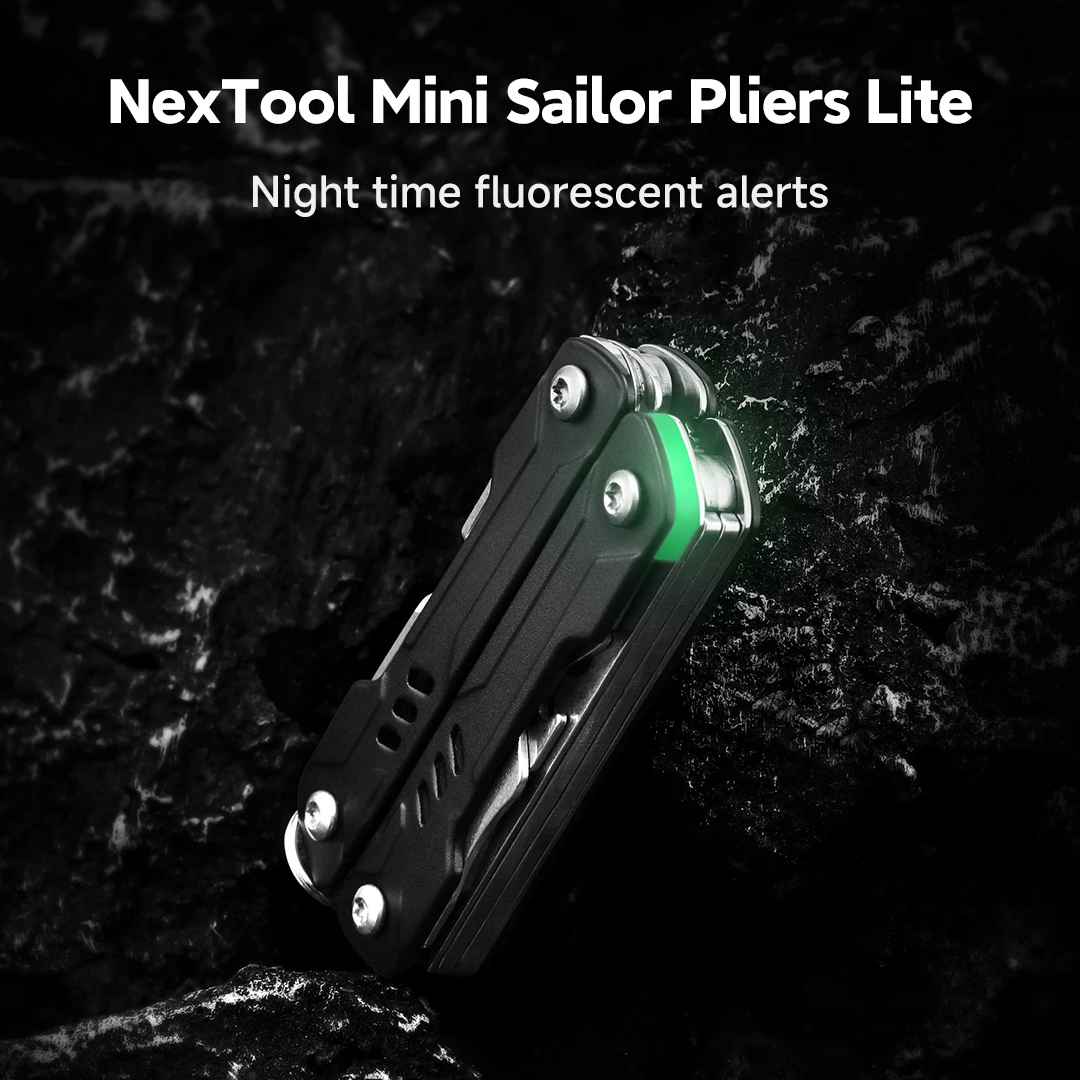 NexTool 미니 세일러 플라이어 버전 EDC 멀티툴, 핸드 플라이어 도구, 미니 포켓 접이식 나이프, 가위 스크루 드라이버, 10 in 1