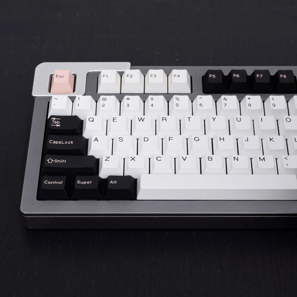 cereja, tiro duplo, personalidade personalizada inglesa, teclas para teclado mecânico 61