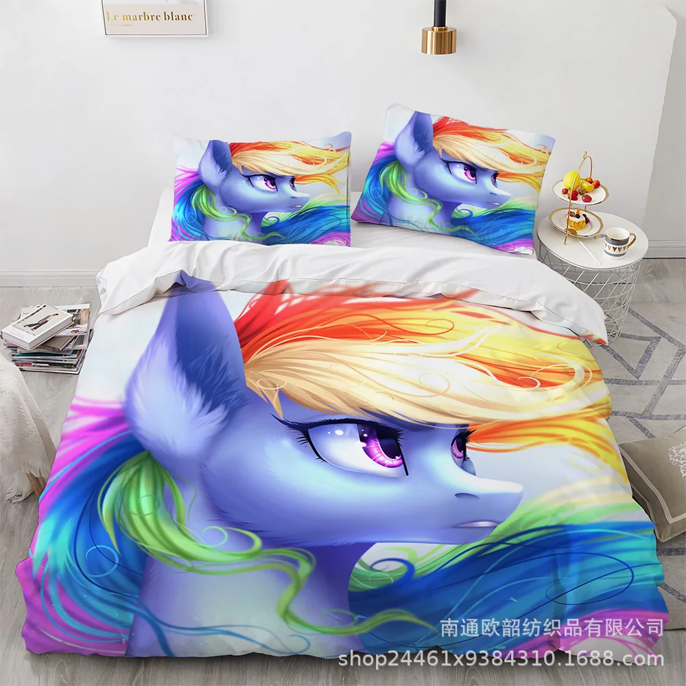 Custom Printed Home Decor My Little Pony Single Reversible Duvet