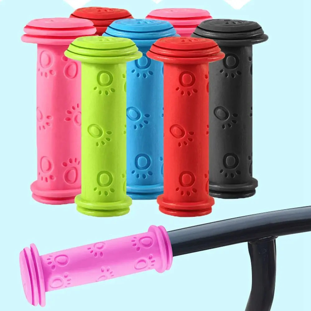 Rubber Grip Handle Handlebar Grips Colorful Anti-skid 1 Pair Child Children Kids Bike Bicycle Tricycle bicycle handlebar grips