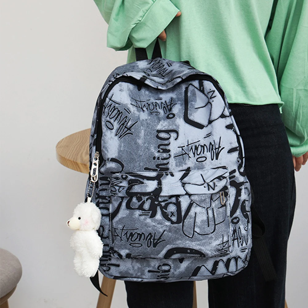 Fashion Women's Large Capacity Student Casual Ins Backpack Korean Version New Sen Series Men's Bag