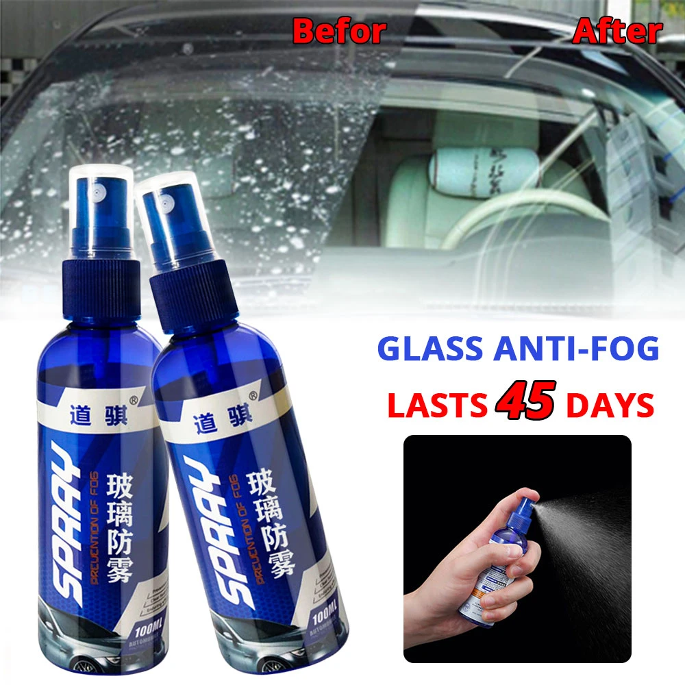 

100ml Car Window Sight Clearness Coating Spray Glass Cleaner Waterproof Rainproof Anti-Fog Agent Water Repellent Auto Accessorie