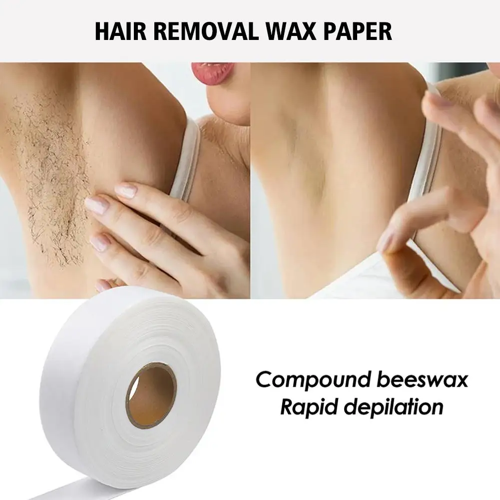 High Quality 50/100/20PCS Nonwoven Body Cloth Hair Removal Epilator Wax Strip Rolls Paper Paper Wax Remove Hair T7D5