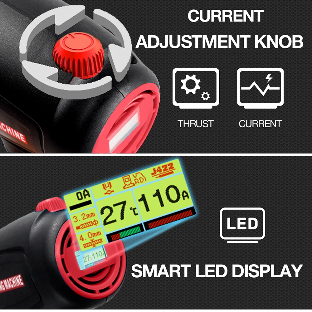 2500W Household Arc Welding Machine 110V/220V Portable Small Electric Welding Machine Automatic Digital Intelligent Welding Tool 5