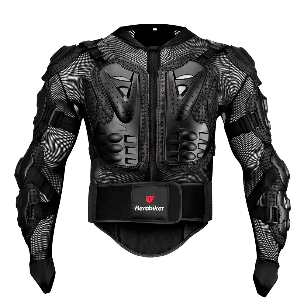 Men's 5XL Full Body Armor Motorcycle Jacket - Premium Motocross Protective Gear