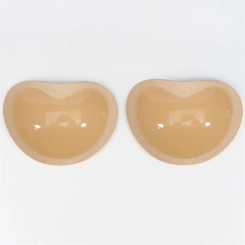 Bikini Chest Push Up Sticky Bra Women Thicker Breathable Sponge Pads Breast Removeable Inserts Swimsuit Invisible Nipple Cover