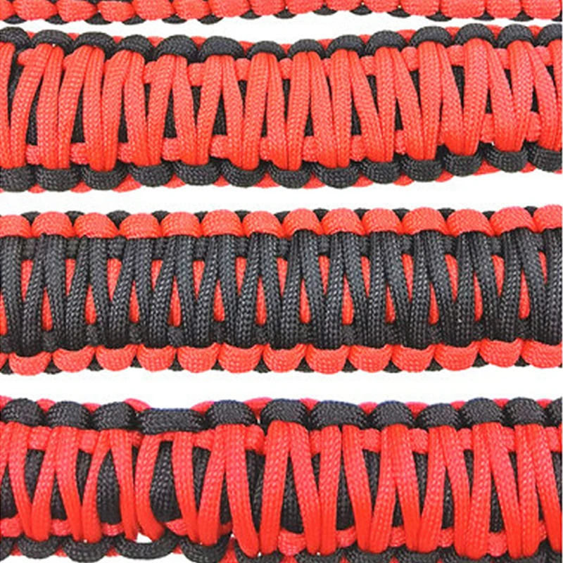 Car Rear Seat Handle Rope Seven Core Depreciation Umbrella Rope Portable Interior Handle Safety Armrest Grip Interior Supplies