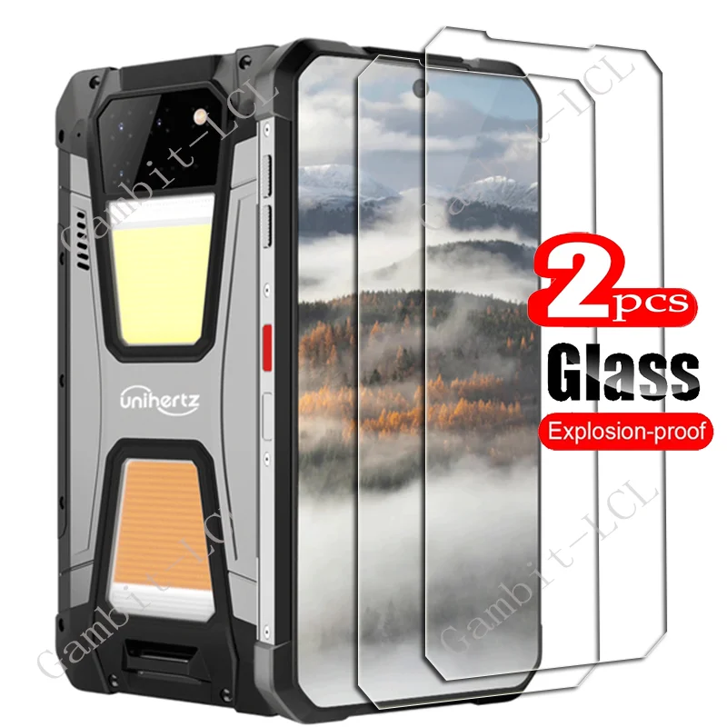 

2PCS FOR Unihertz 8849 Tank 2 6.8" Tempered Glass Protective ON Unihertz8849 Tank2 UnihertzTank2 Screen Protector Film Cover