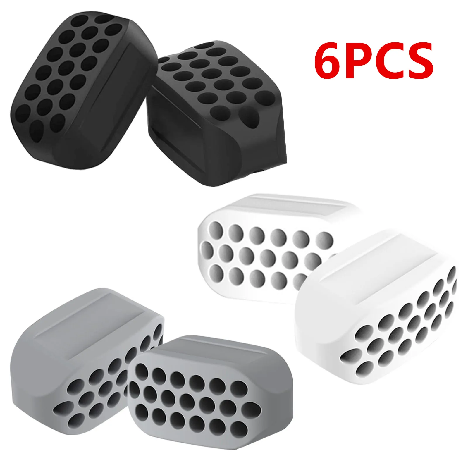 6 Pcs Jaw Exerciser Per Uomini E Donne Compresse In Silicone Jaw Exerciser Gum Bpa Free Jawline Trainer E Jawline Shaper